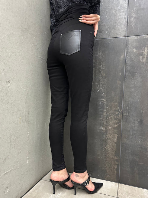 Backクロスハイウエストスキニーパンツ